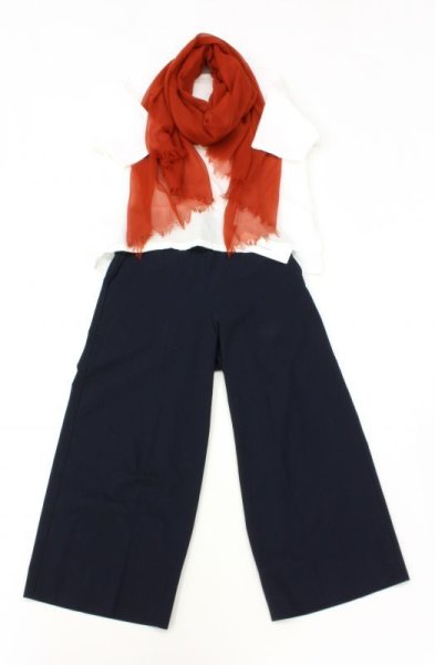 画像4: 光透けるストール　赤 (4)