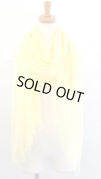 画像2: 光透けるストール　エッグイエロー (2)
