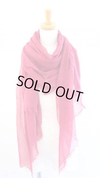 画像2: 光透けるストール　ビートレッド (2)