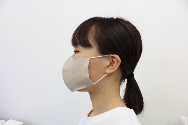 画像12: 5色展開＊HEMP100%で作った立体マスク[レギュラーサイズ] (12)