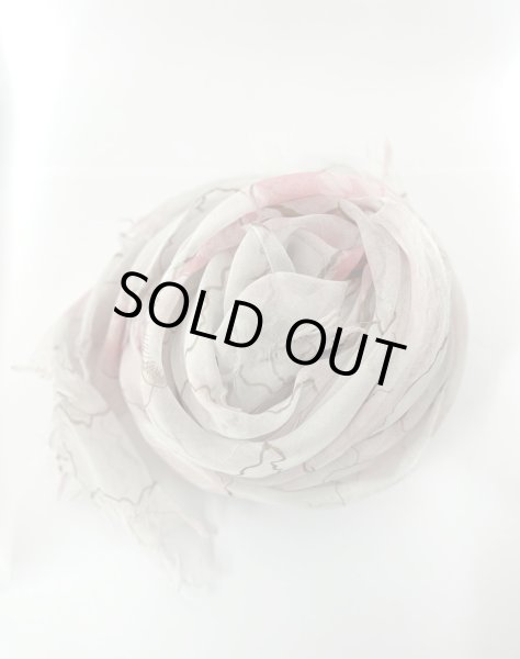 画像1: ＜母の日限定・ストールケース付＞光透けるストール　コットンサーカス柄　グレイッシュピンク (1)